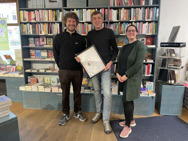 Die Buchhandlung Volkert gewinnt erneut den Deutschen Buchhandlungspreis